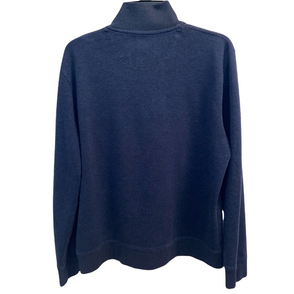 TED BAKER London Navy Blue Valerio Sweater Half Zip Pullover Size Small - Picture 5 of 15